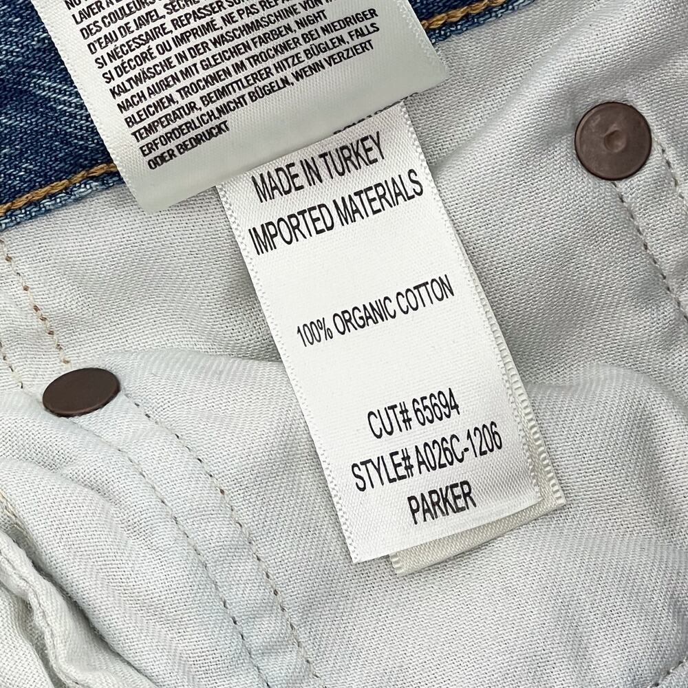 AGOLDE Parker Vintage High Rise Denim Shorts Grudge Wash Size 26 - Picture 4 of 5
